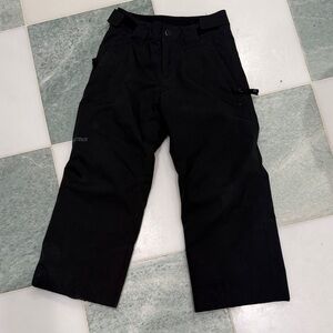 Marmot Black Outdoor Pants with Reflective Logo